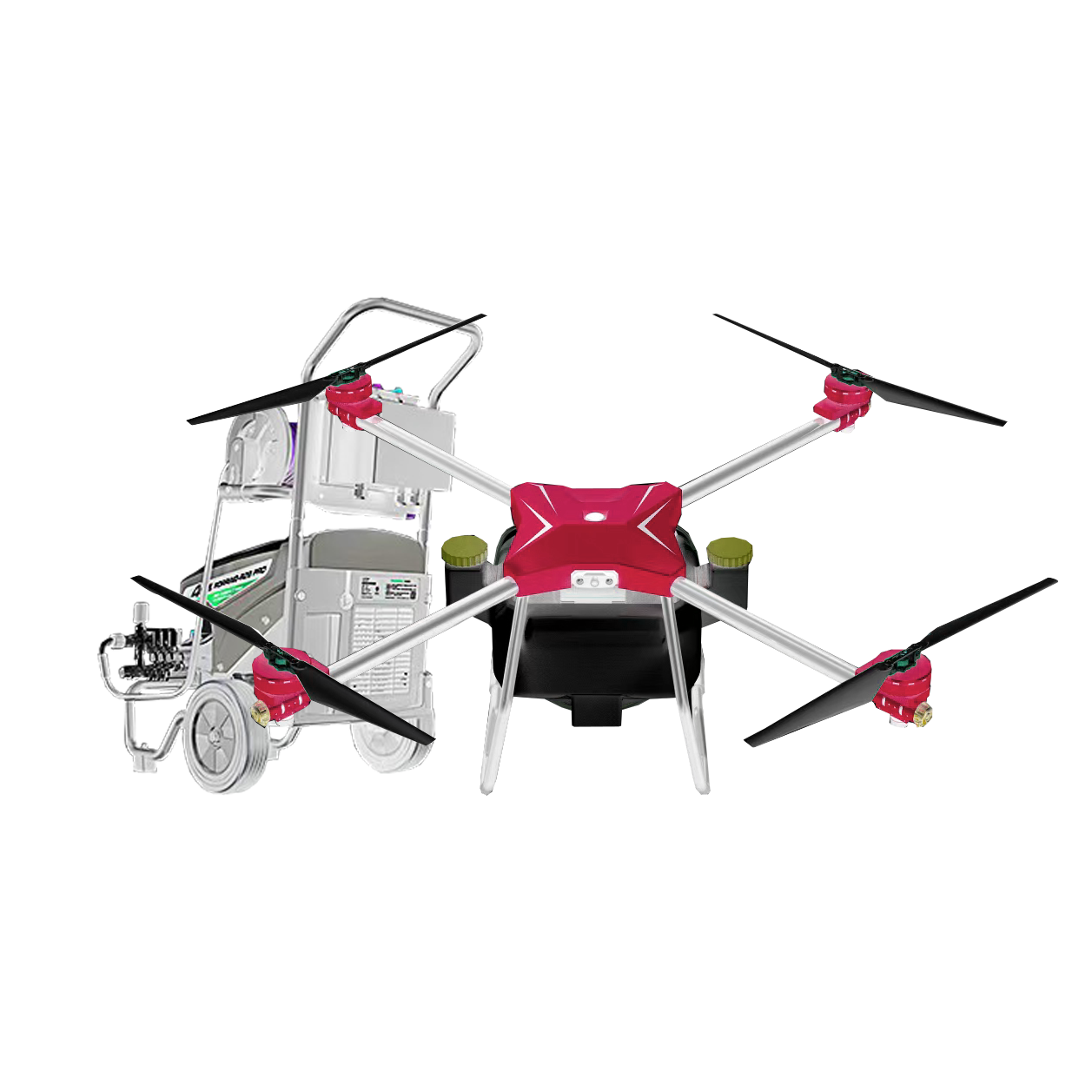 H60-S 30M Ground pressurized cleaning drone